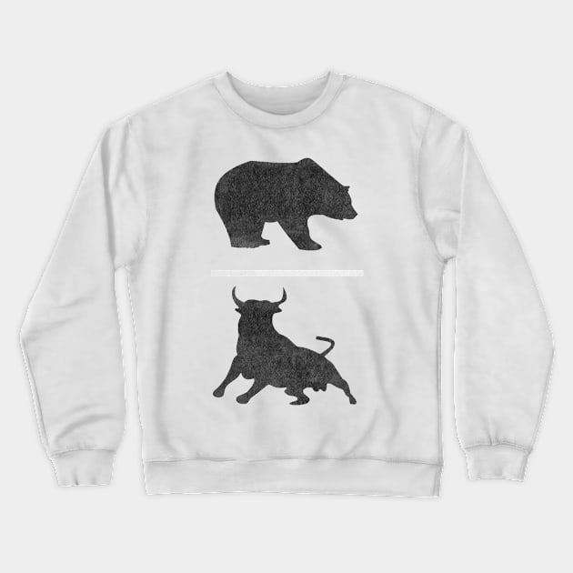 Bear Bull Crewneck Sweatshirt by DiscoverNow